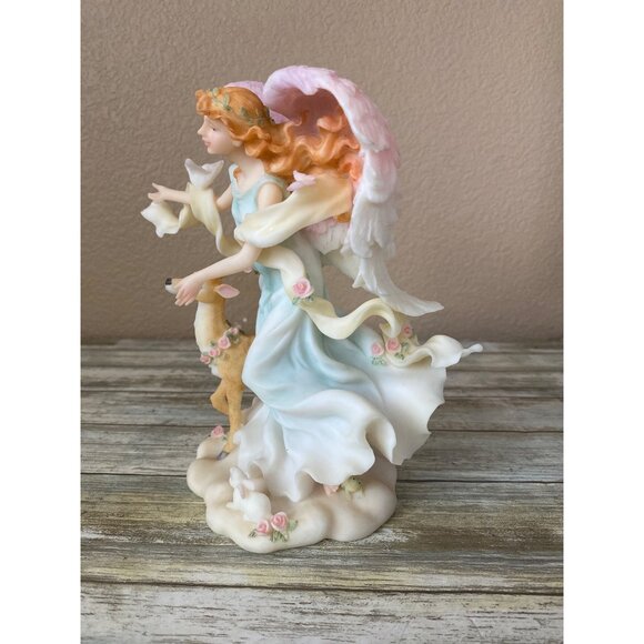 Seraphim Classic Frances Gentle Guide Angel Figurine #81871 Roman 2000 Porcelain - Picture 2 of 10